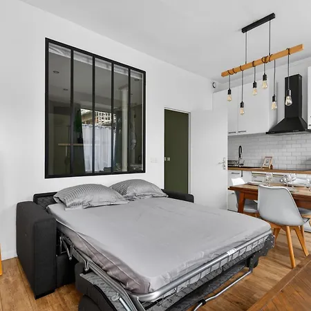 Appartamento Charming 2-room Loft-style Near Montmartre